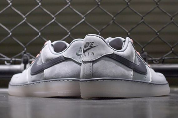 nike-air force 1 downtown-silver-atomic orange
