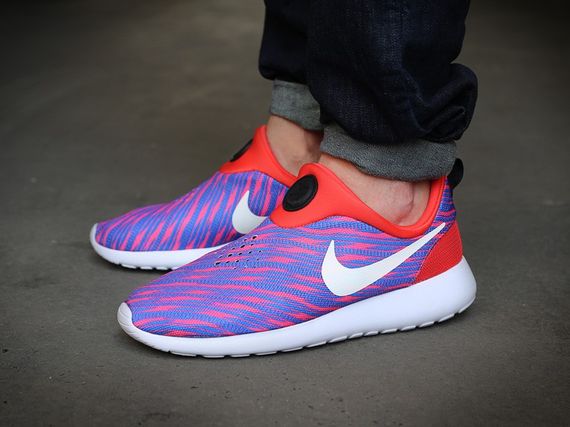 nike-roshe run slip-red-blu