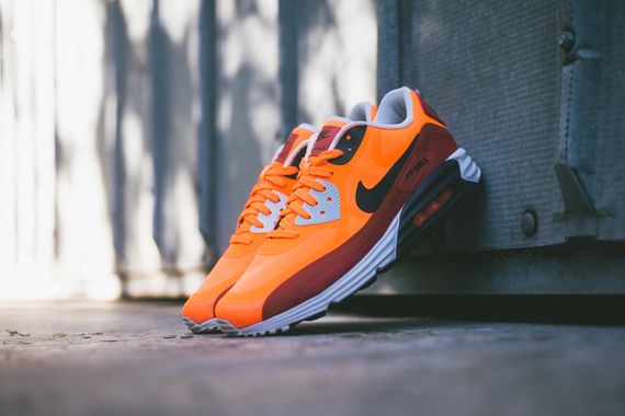 nike-air max lunar90-team orange-red clay