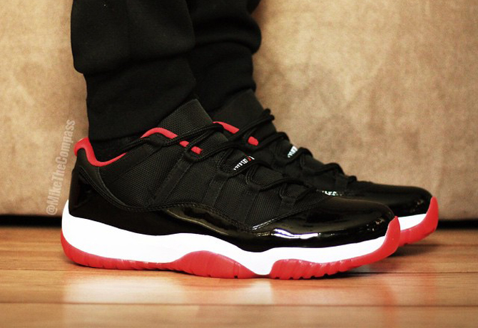 air-jordan-11-low-bred-on-feet