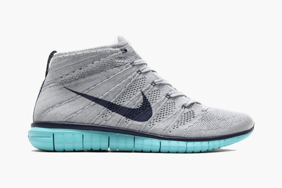 nike-free flyknit chukka-grey-aqua