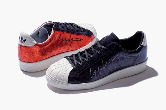 yohji yamamoto-adidas-superstar-metallic