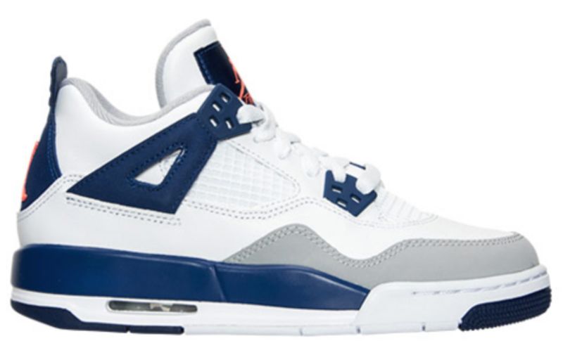 Air-Jordan-4-GS-White-Deep-Royal-Blue-Wolf-Grey-Hyper-Orange