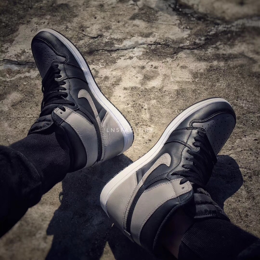 jordan 1 shadow on feet