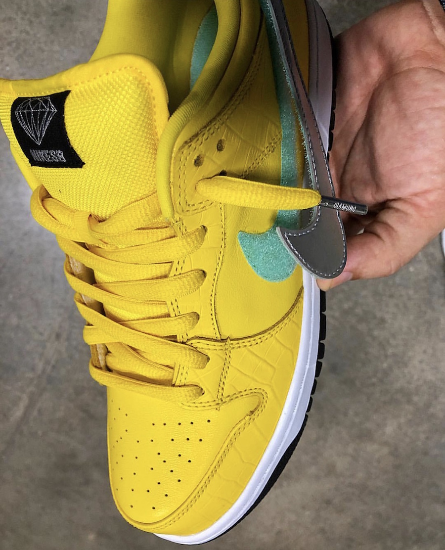 diamond nike sb yellow