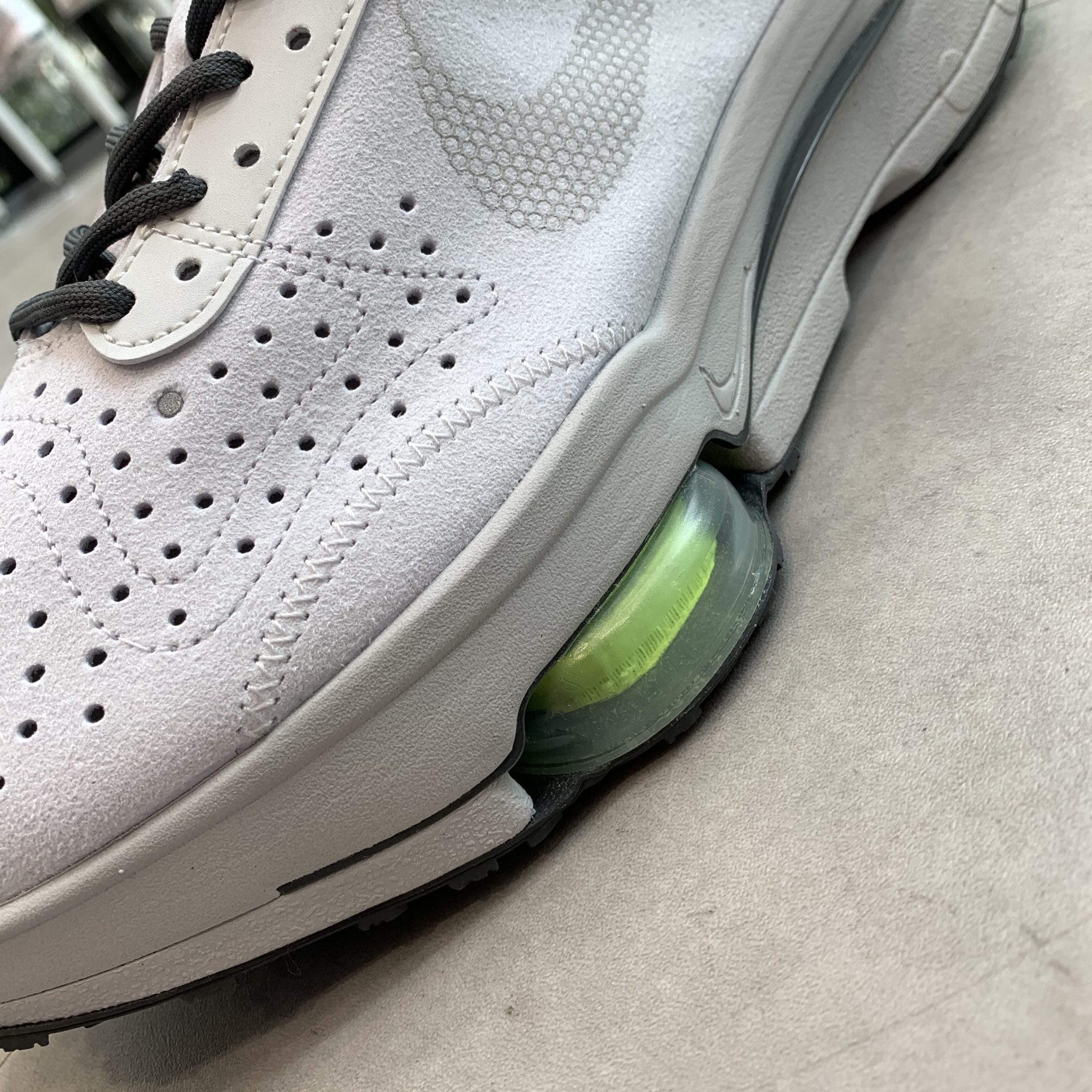 nike zoom type on foot