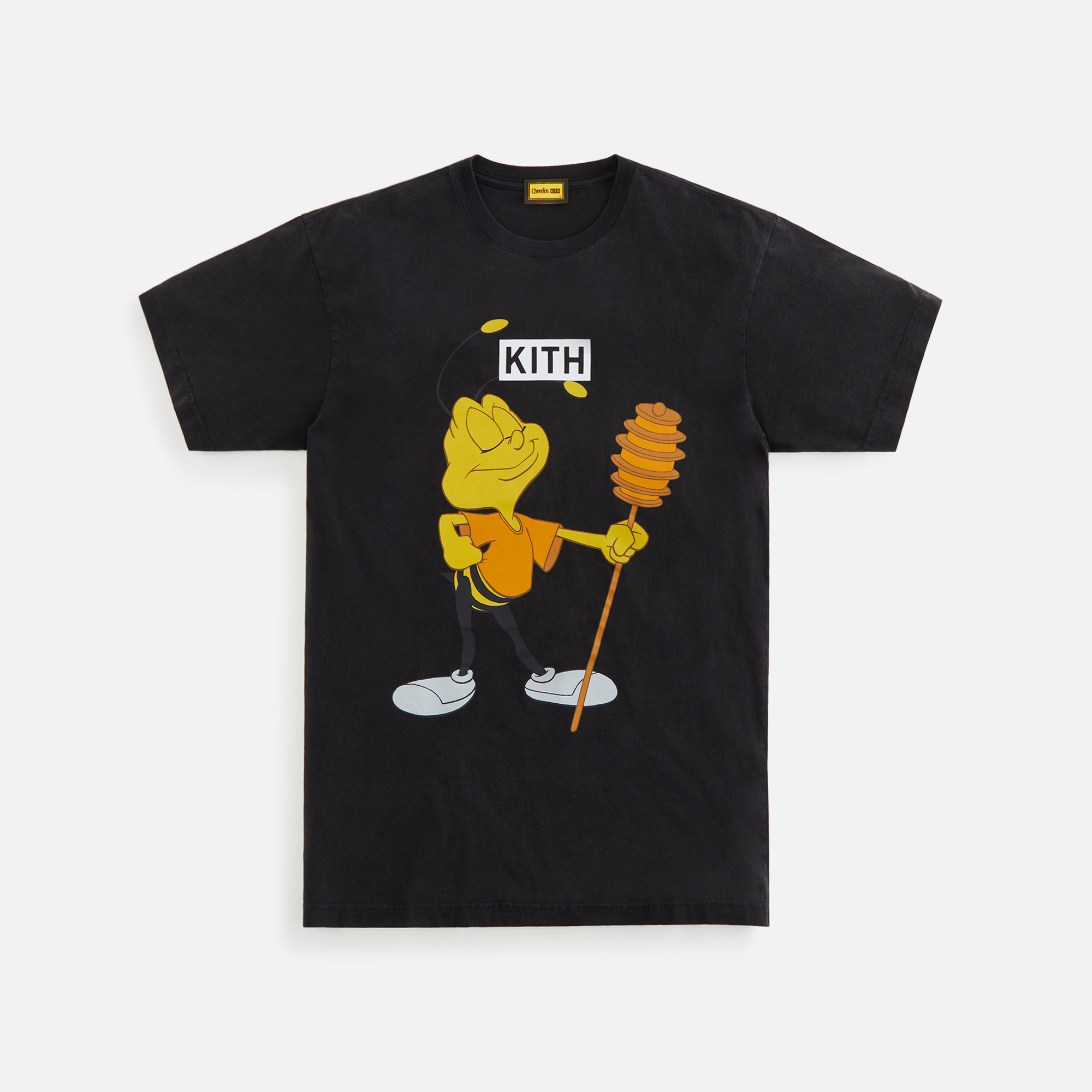 ☆ KITH TREATS x Cheerios Buzz Bee コラボTシャツ ☆ Kith Treats Cheerios Vintage Tee Black Men's - SS22 - US