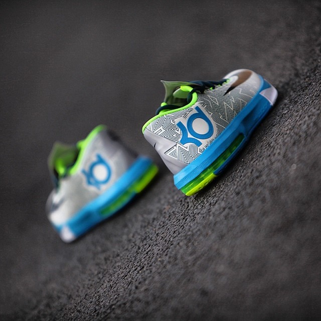 Nike KD VI – Grey – Blue – Volt