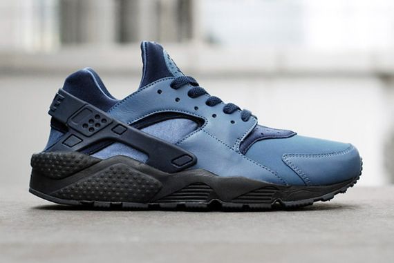 nike-air huarache-slate blue