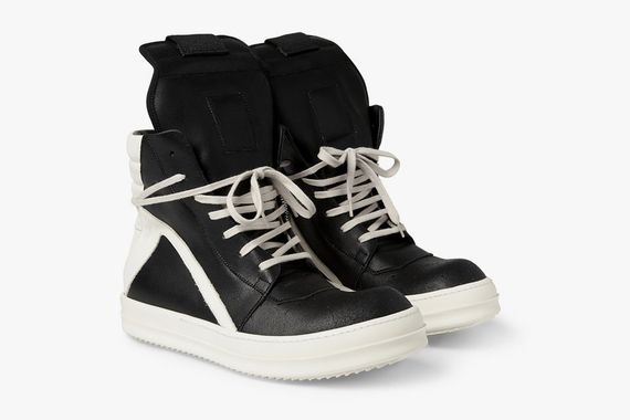rick owens-leather hightops