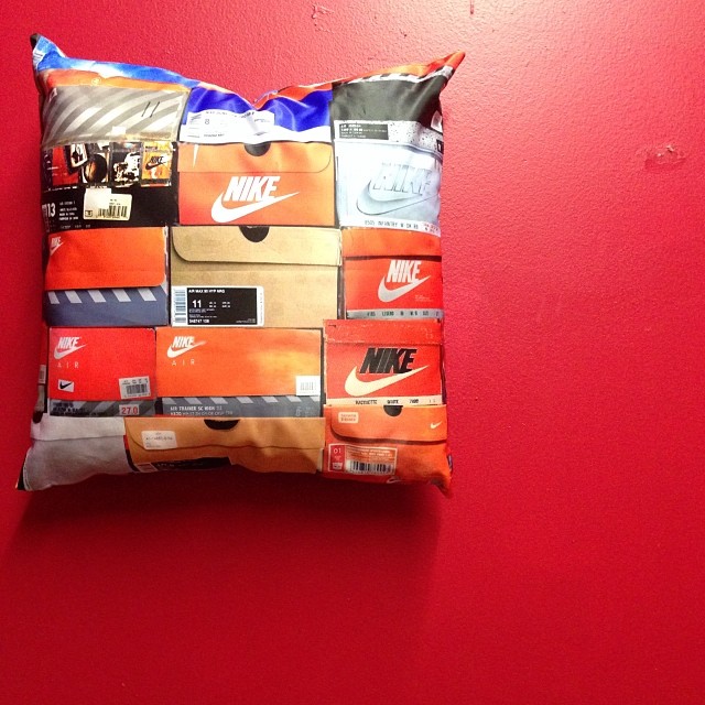 Sneaker Box Pillow by Championstyles