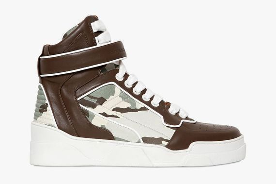Givenchy Spring/Summer 2014 Camouflage Leather High-Top Sneakers