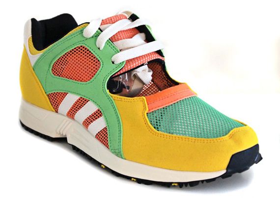 adidas EQT Racing: Yellow, Green & Peach