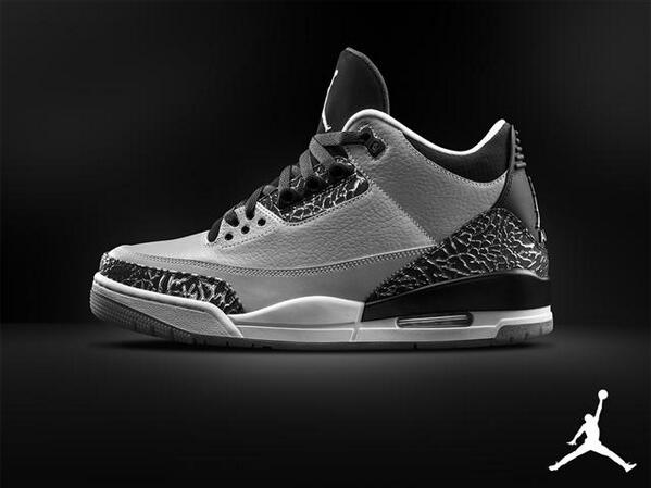Jordan Brand Debuts Air Jordan 3 “Wolf Grey” for Fall 2014