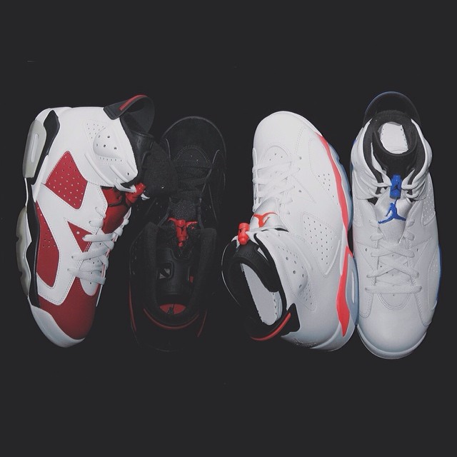 Air Jordan VI 2014 Retro Line Up