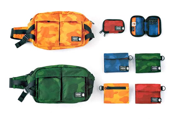 BAPE x Porter Summer 2014 “Color Camo” Luggage Collection