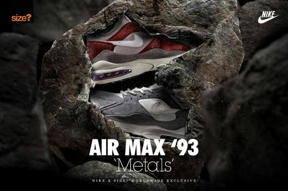 Size? x Nike – Air Max 93 “Metals” Pack