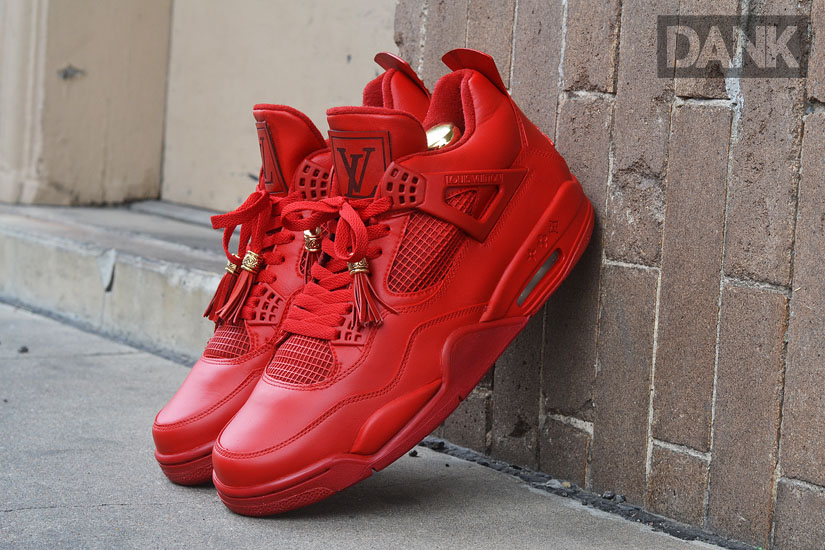 Air Jordan 4 inspired by Kanye’s Louis Vuitton Don