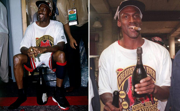 jordan-96-championship-champagne-cigars