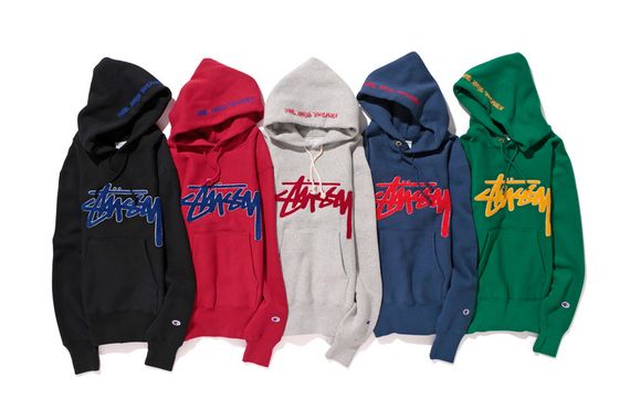 Stussy x Champion Japan – F/W14 “Reverse Weave” Collection