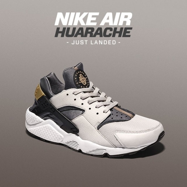 Nike Air Huarache – Light Ash – Grey – Black
