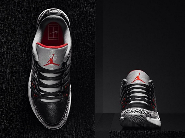 Nike Vapor Tour 9 x Air Jordan 3 “Black Cement” – Release Date
