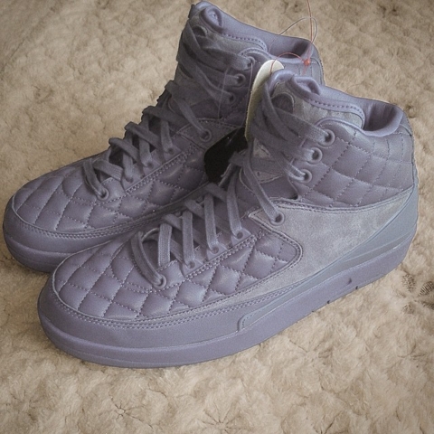 Air Jordan 2 II Quilted x Just Don “Cool Grey”