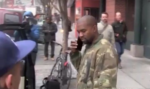 Kanye West Tells Paparazzo “I Like Your Jordans” (Video)