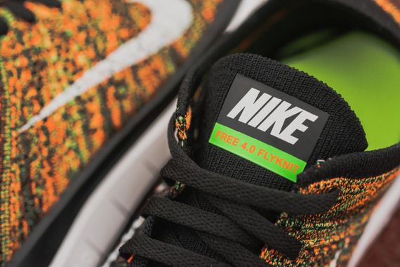 nike-free 4.0 flyknit-poison green-total orange_04