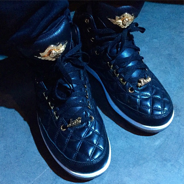 Just Don x Air Jordan 2 Black Gold Sample