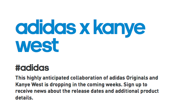 Here’s how to get Adidas x Kanye West Release Info First