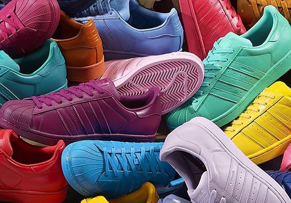 Pharrell and adidas to Launch 50 Colorways of Superstars This Year