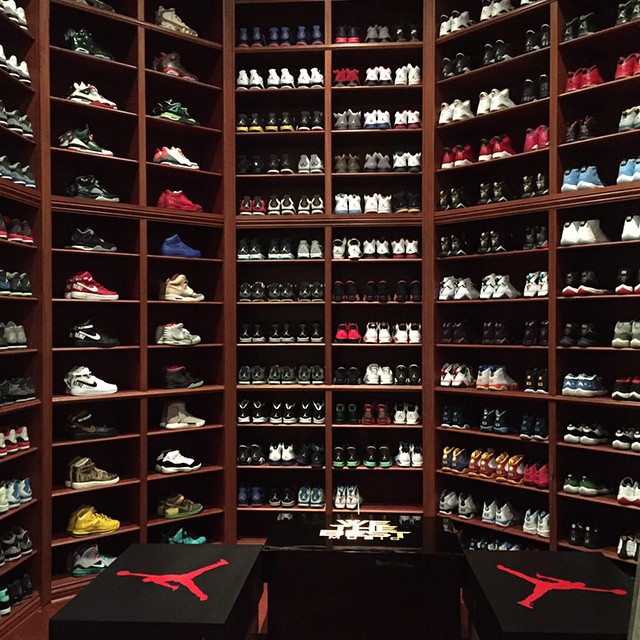 DJ Khaled has the sickest Sneaker Room Ever