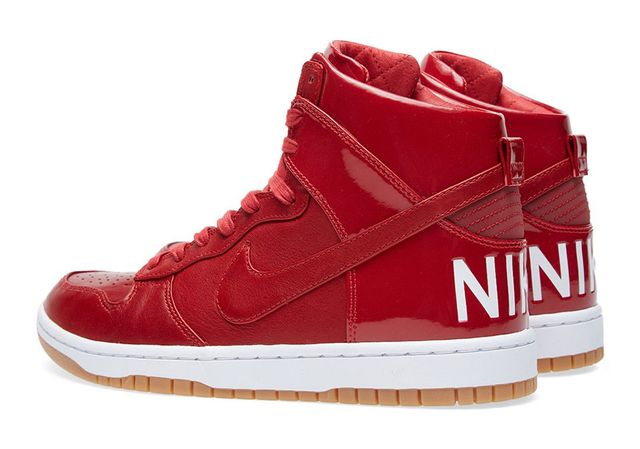 nike-dunk high lux sp-gym red