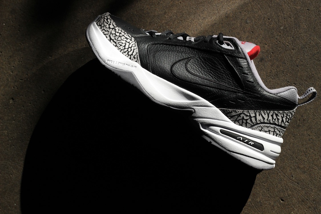 Nike Air Monarch IV “Black Cement”