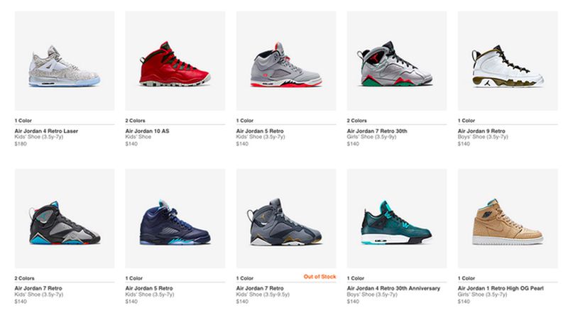 Nike Just Restocked on Tons of Air Jordan Sneakers in GS