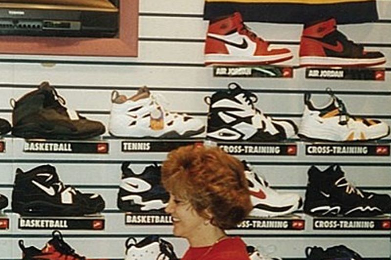 Here’s what Sneaker Stores looked like in the mid 90’s