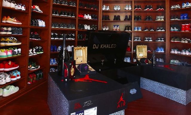 DJ Khaleds Sneaker Closet