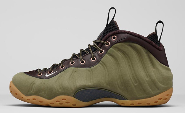Nike Releases Newest Fall Foamposite in Olive