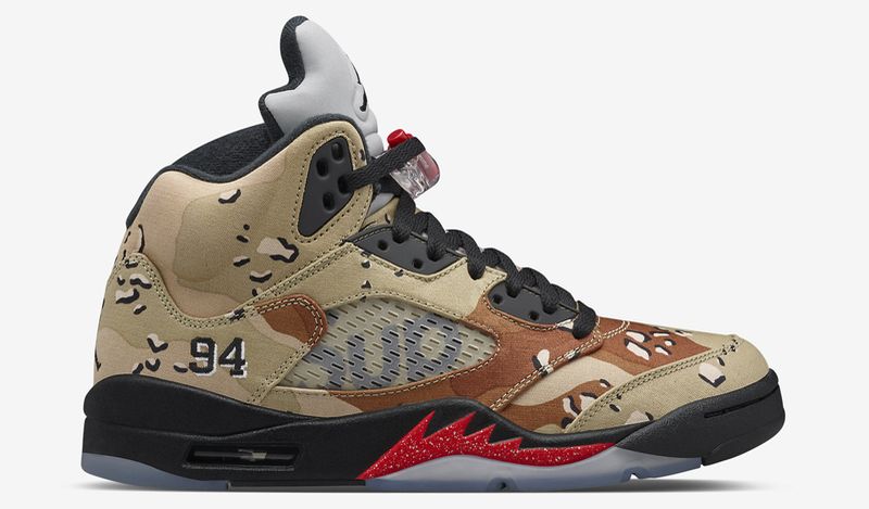 It’s not too late to grab a pair of the Air Jordan 5 “Supreme”