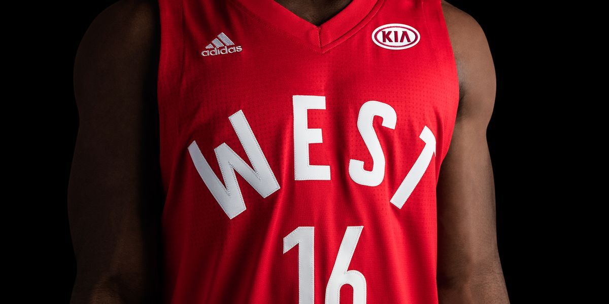 adidas-NBA All-Star West Jersey Front H