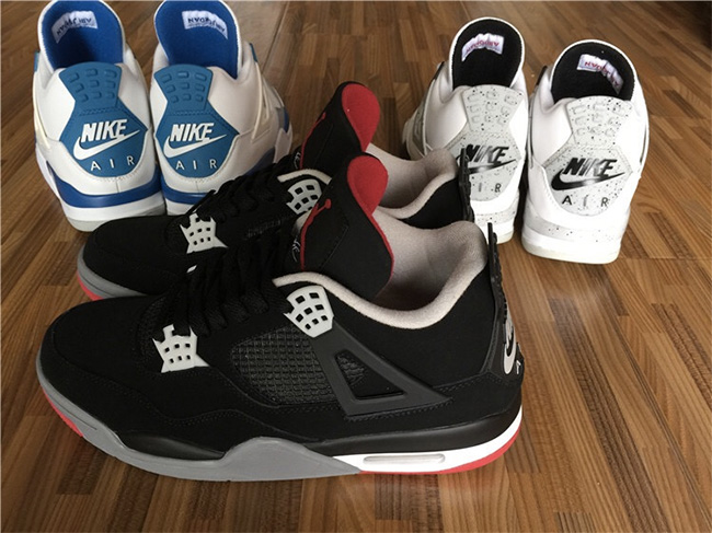 Nike Air Jordan 4 Bred Returns in 2016 Modern Notoriety