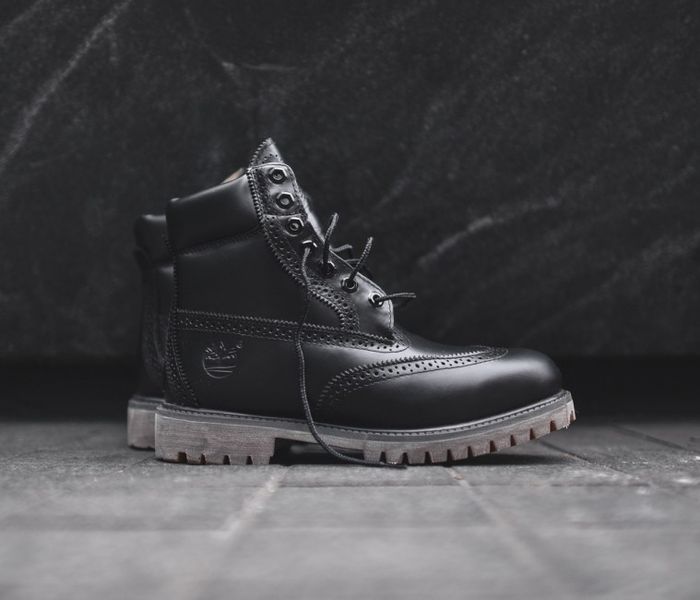 Timberland 6 Inch Brogue Construct Boot “Black”