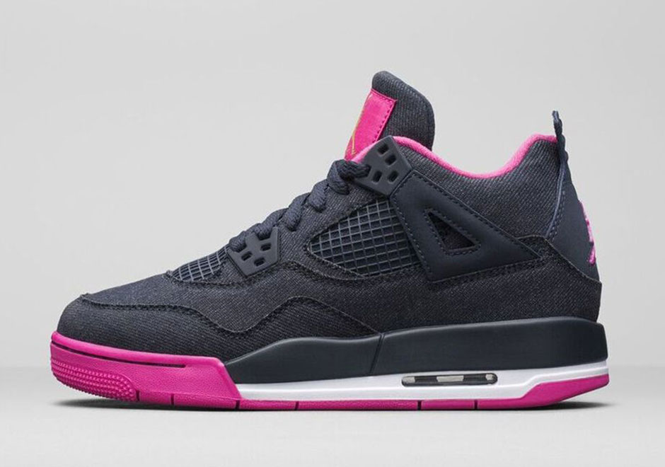 Air-Jordan-4-Retro-Dark-Obsidian-Vivid-Pink