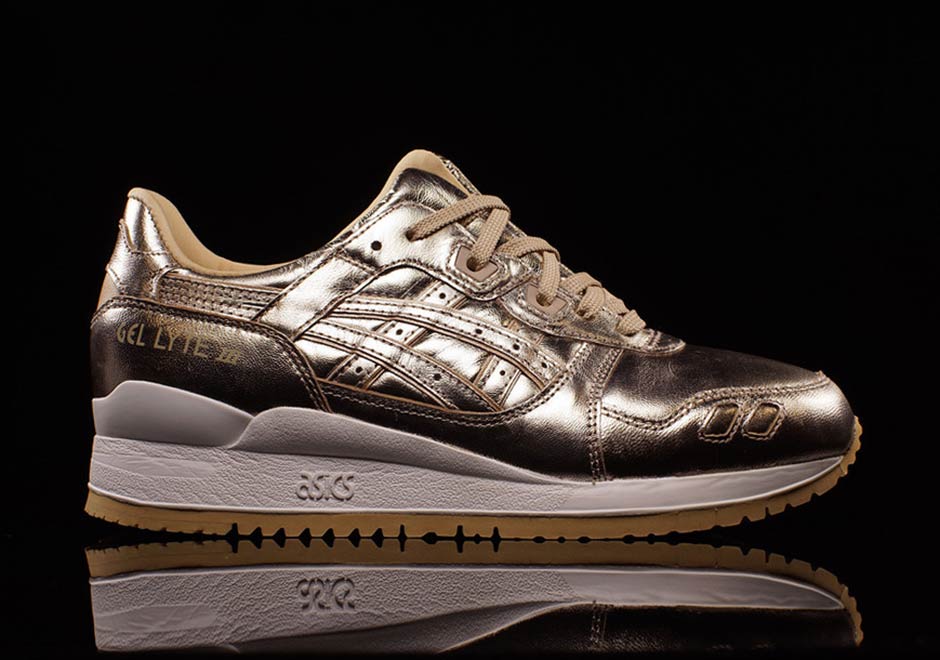 Asics Gel Lyte III Metallic Gold Modern Notoriety