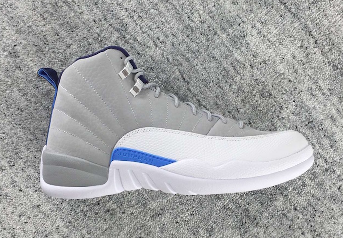 Air Jordan 12 “Grey/University Blue”