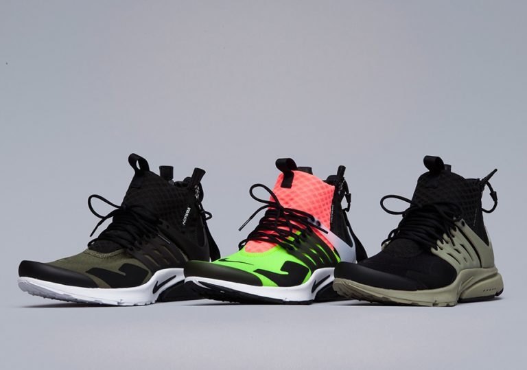 Closer Look at the Acronym x Nike Air Presto Mid Collection
