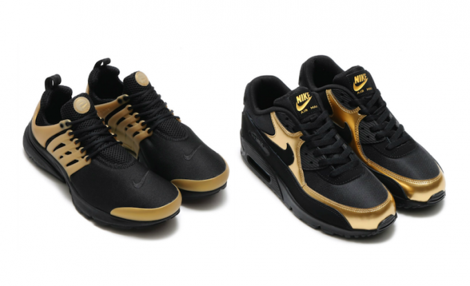 Nike Sportswear Black and Gold Pack