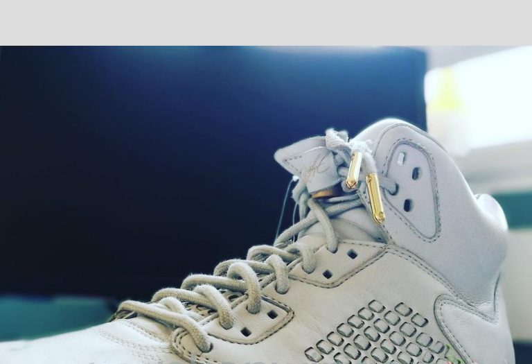 Air Jordan 5 White / Gold