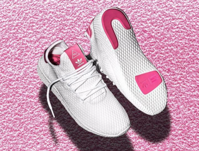 Pharrell x Adidas Human Race Surfaces in Pink and White